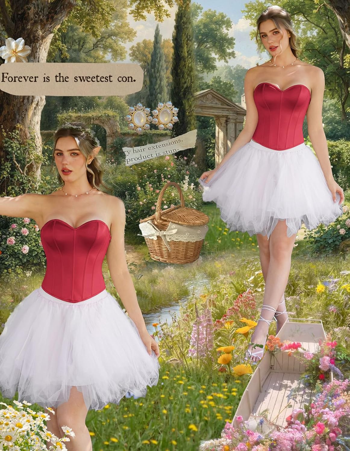 Scarlet Darkness Strapless Fishboned Corset Bustier — image 3