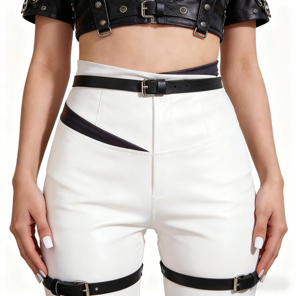 LKBVSLBL Punk Leather Thigh Harness Belt — image 4