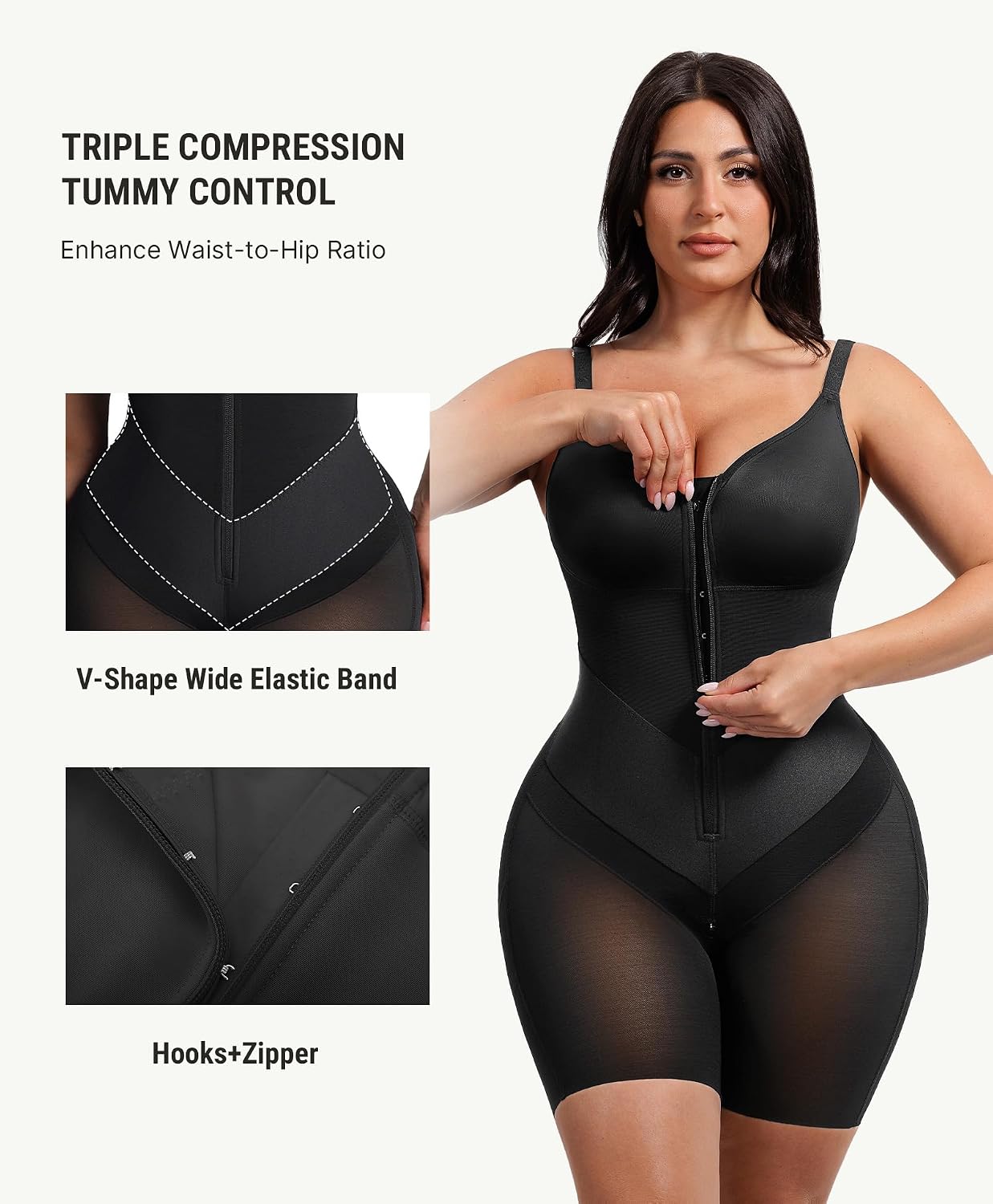 FeelinGirl Feelvibe Tummy Control Shapewear Bodysuit — image 3