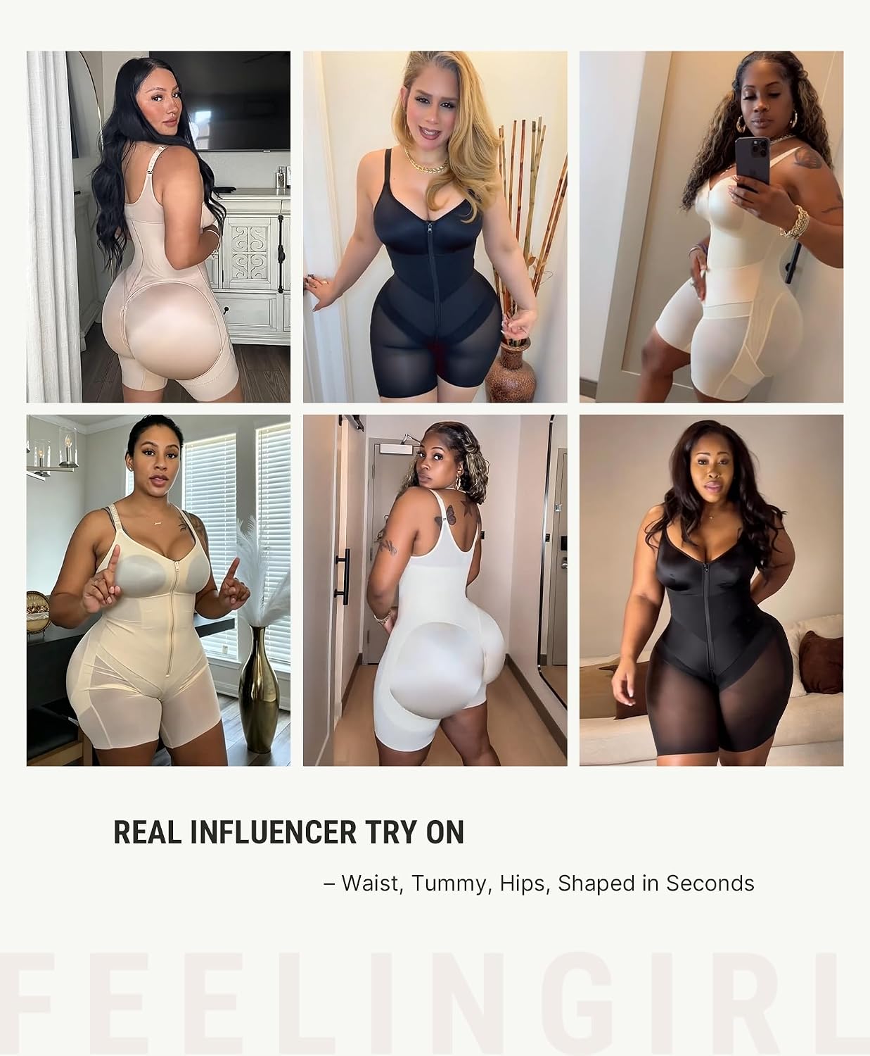 FeelinGirl Feelvibe Tummy Control Shapewear Bodysuit — image 5