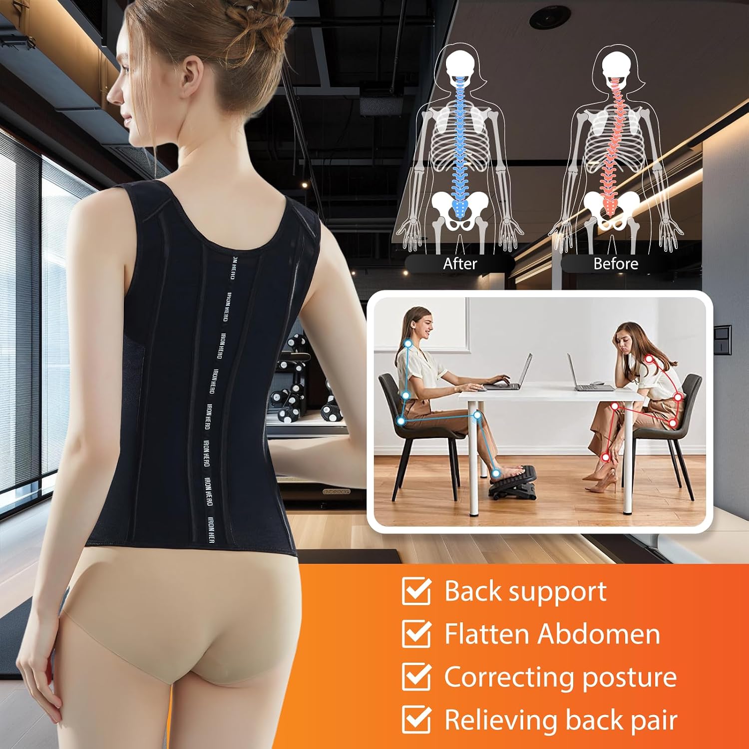 CATMATE Women's Waist Training Corset — image 3
