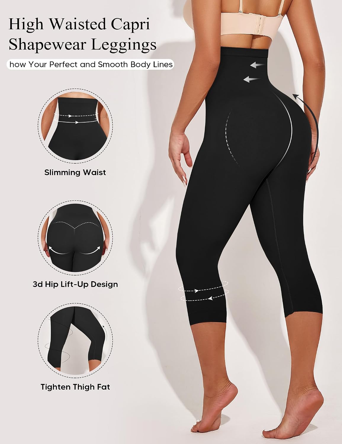 Takusun High Waisted Seamless Leggings for Women — image 2