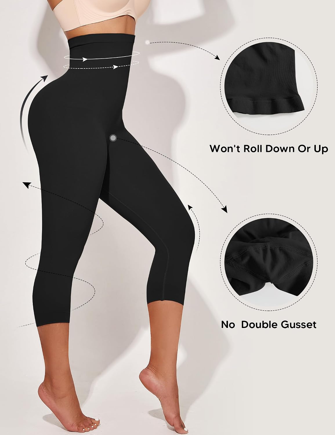 Takusun High Waisted Seamless Leggings for Women — image 3