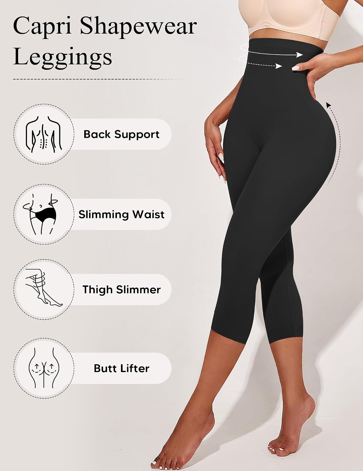 Takusun High Waisted Seamless Leggings for Women — image 5
