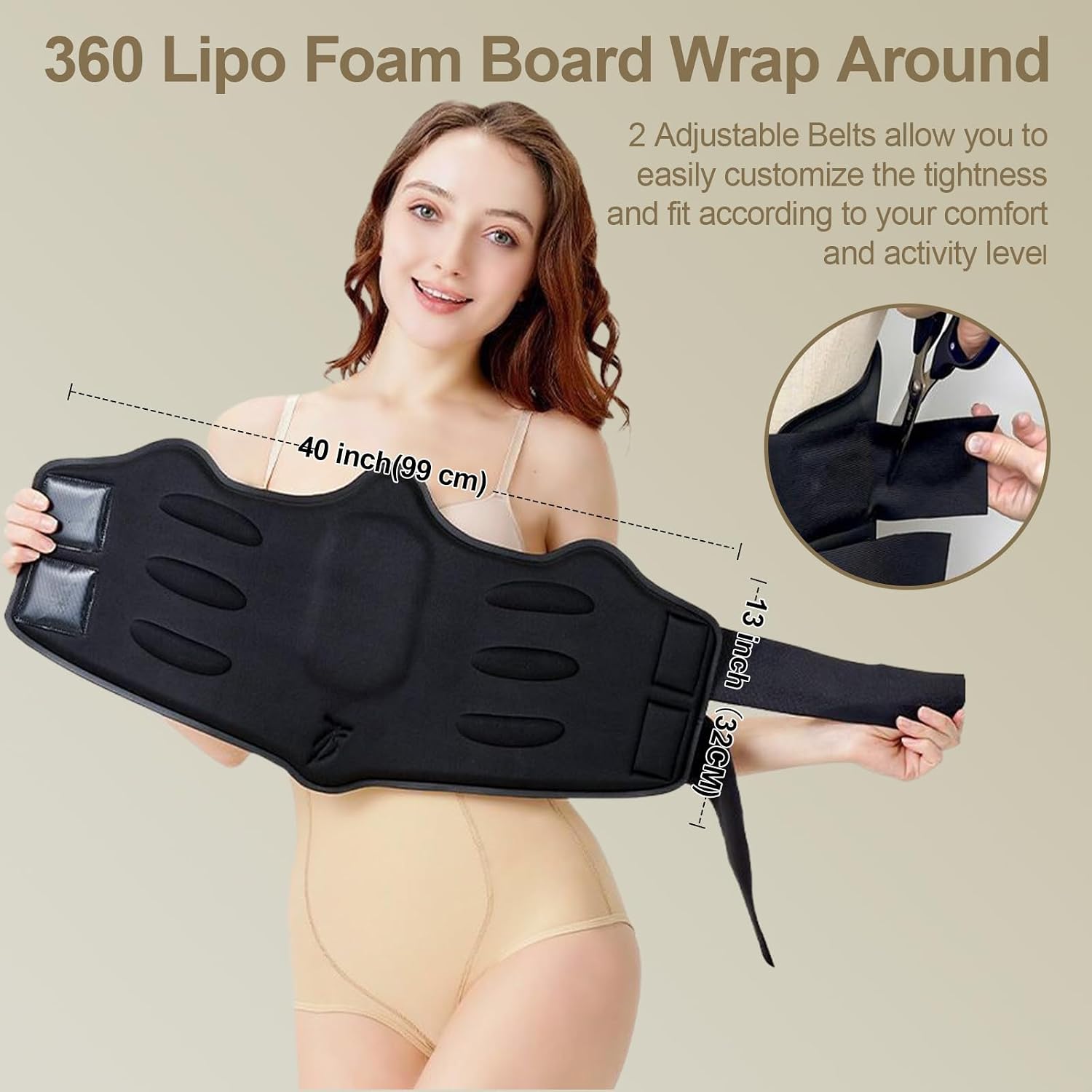 YNEANZD Lipo Foam with Adjustable Belts — image 2