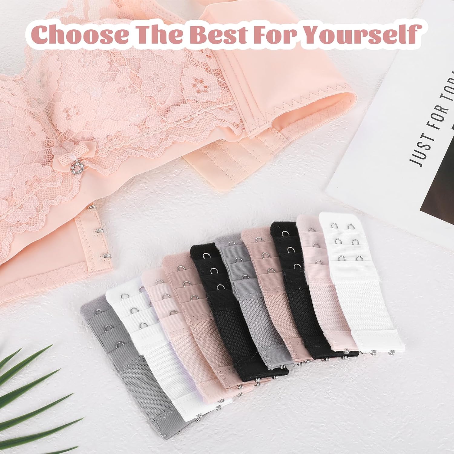 Qianyu Soft Elastic Bra Extender 2 Hook — image 4