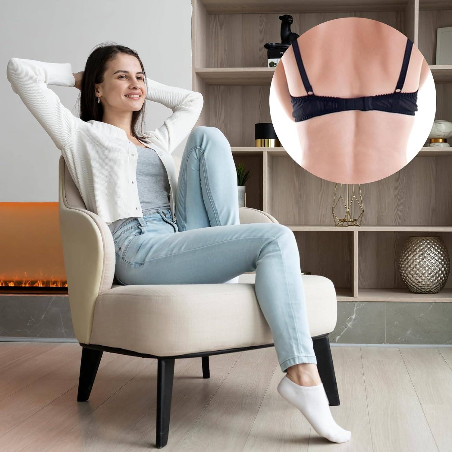Qianyu Soft Elastic Bra Extender 2 Hook — image 7