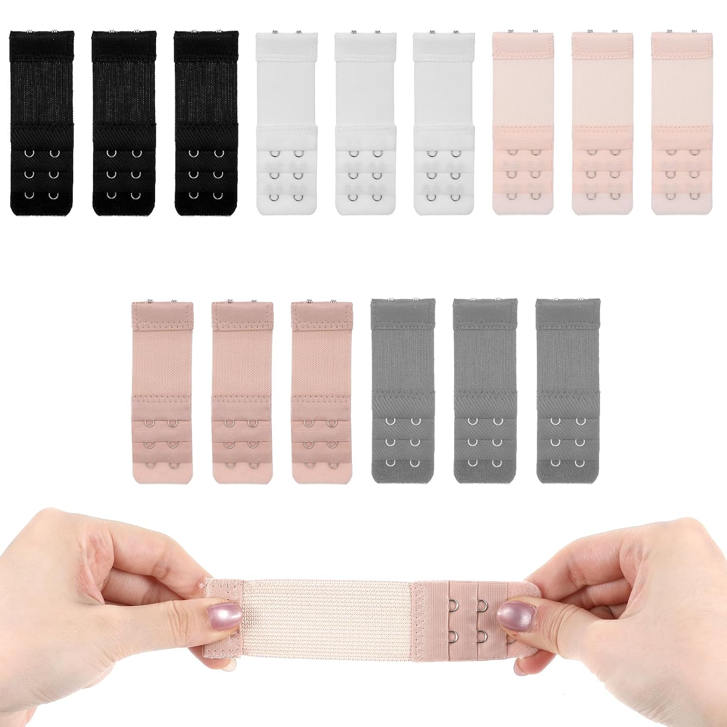 Qianyu Soft Elastic Bra Extender 2 Hook — image 8