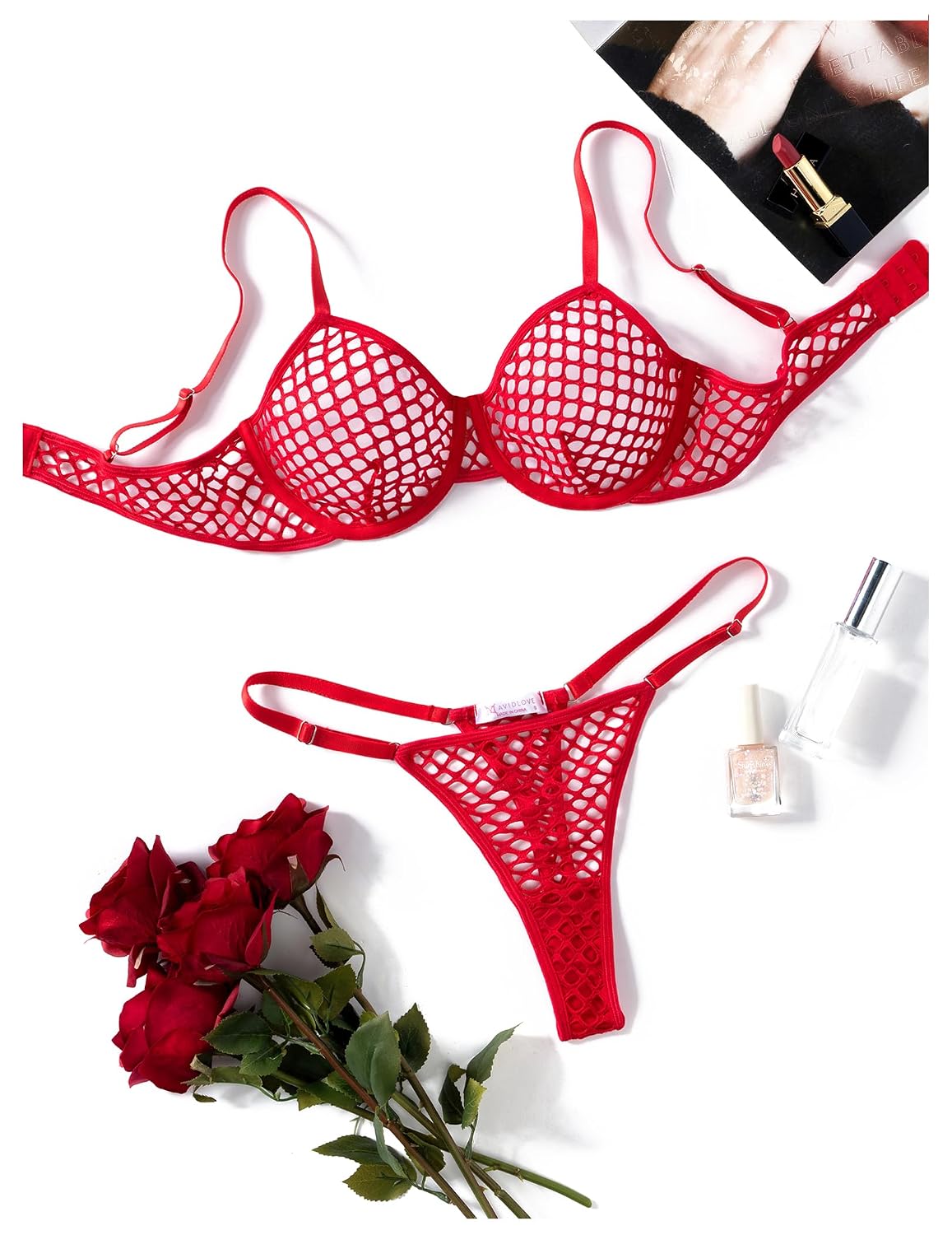 Avidlove Fishnet Lingerie Set for Women — image 9