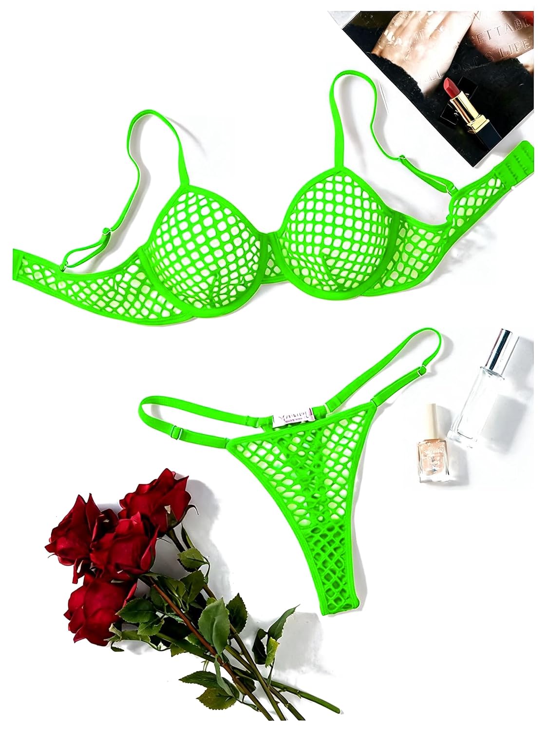 Avidlove Fishnet Lingerie Set for Women — image 10