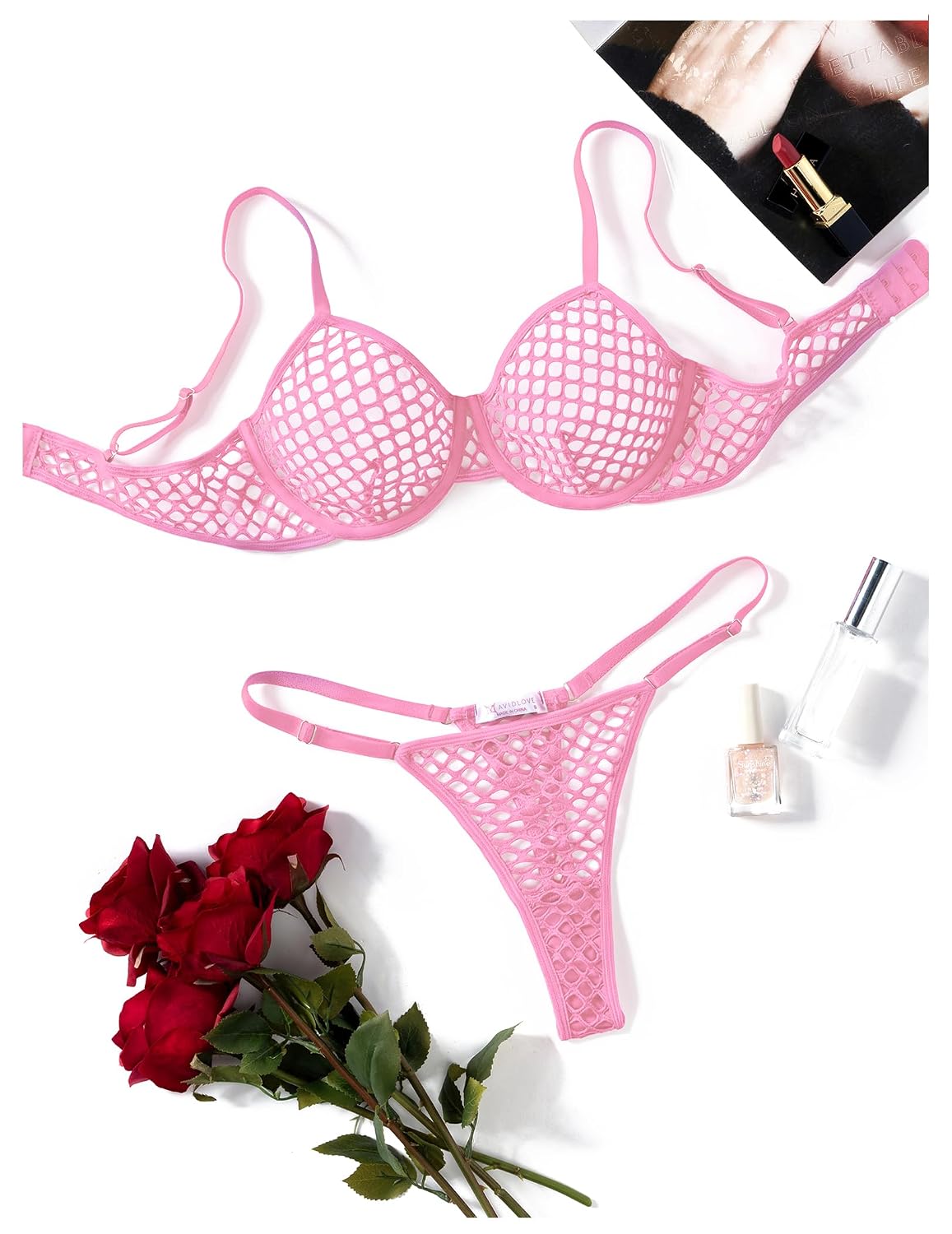Avidlove Fishnet Lingerie Set for Women — image 12