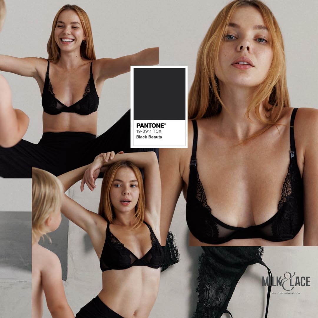 MILK&LACE Petra Nursing Bra Soft Stretch Lace — image 8