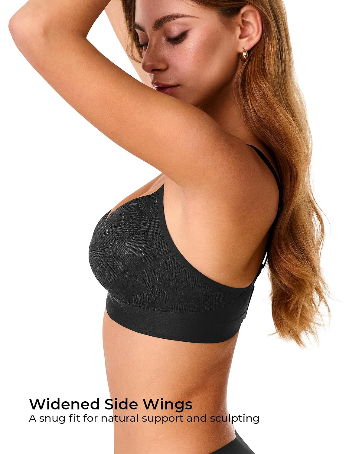 Lehoba Wireless No Show Lace Bralette — image 4