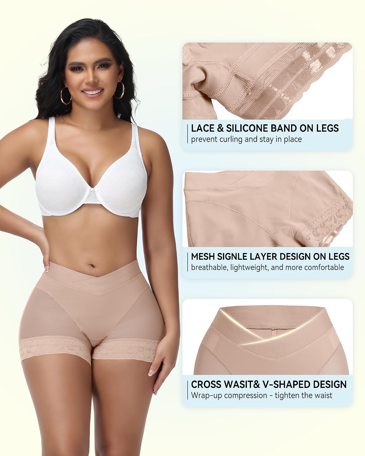 SHAPSHE V-Shaped Butt Lifting Shapewear Shorts — image 3