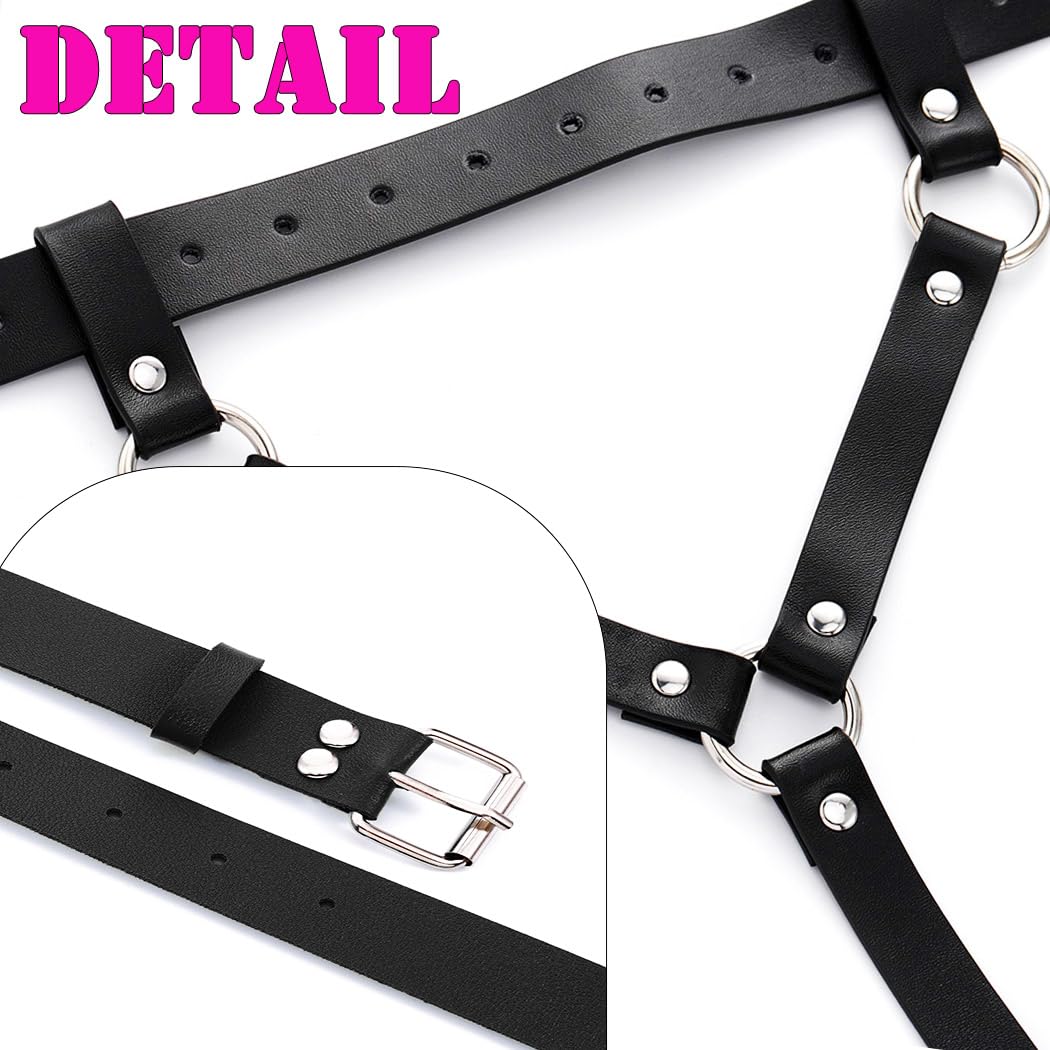 REETAN Leather Thigh Harness Garter Belt — image 4