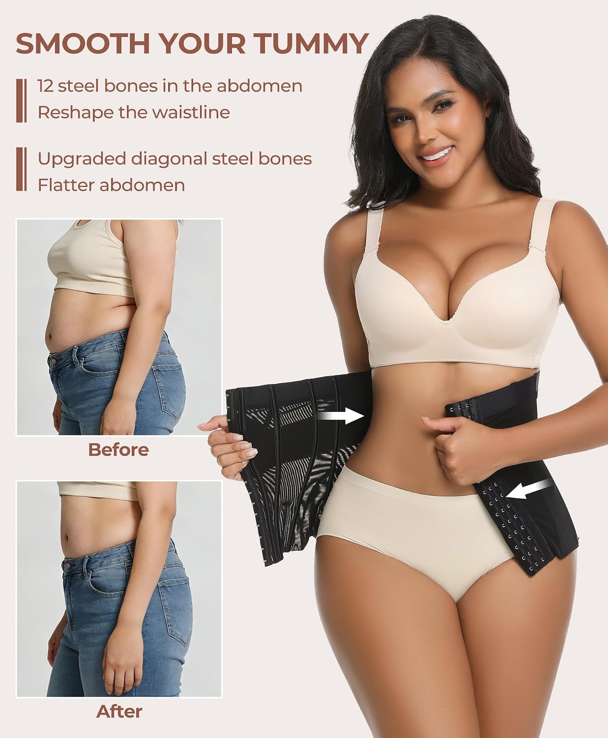 Voxshe Waist Trainer Cincher for Women — image 2