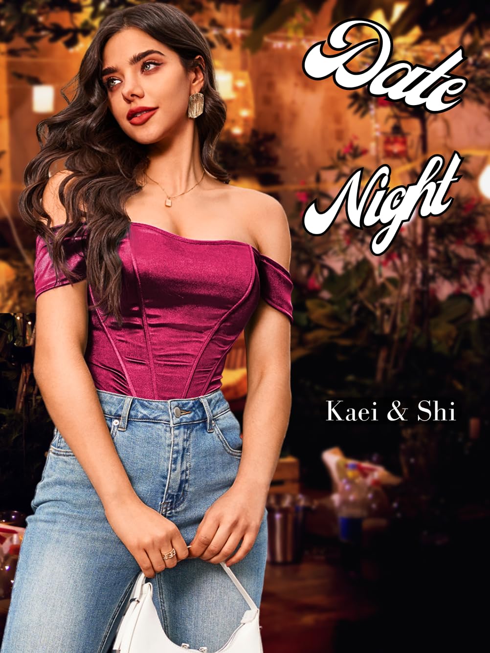 Kaei&Shi Satin Strapless Corset Top — image 5