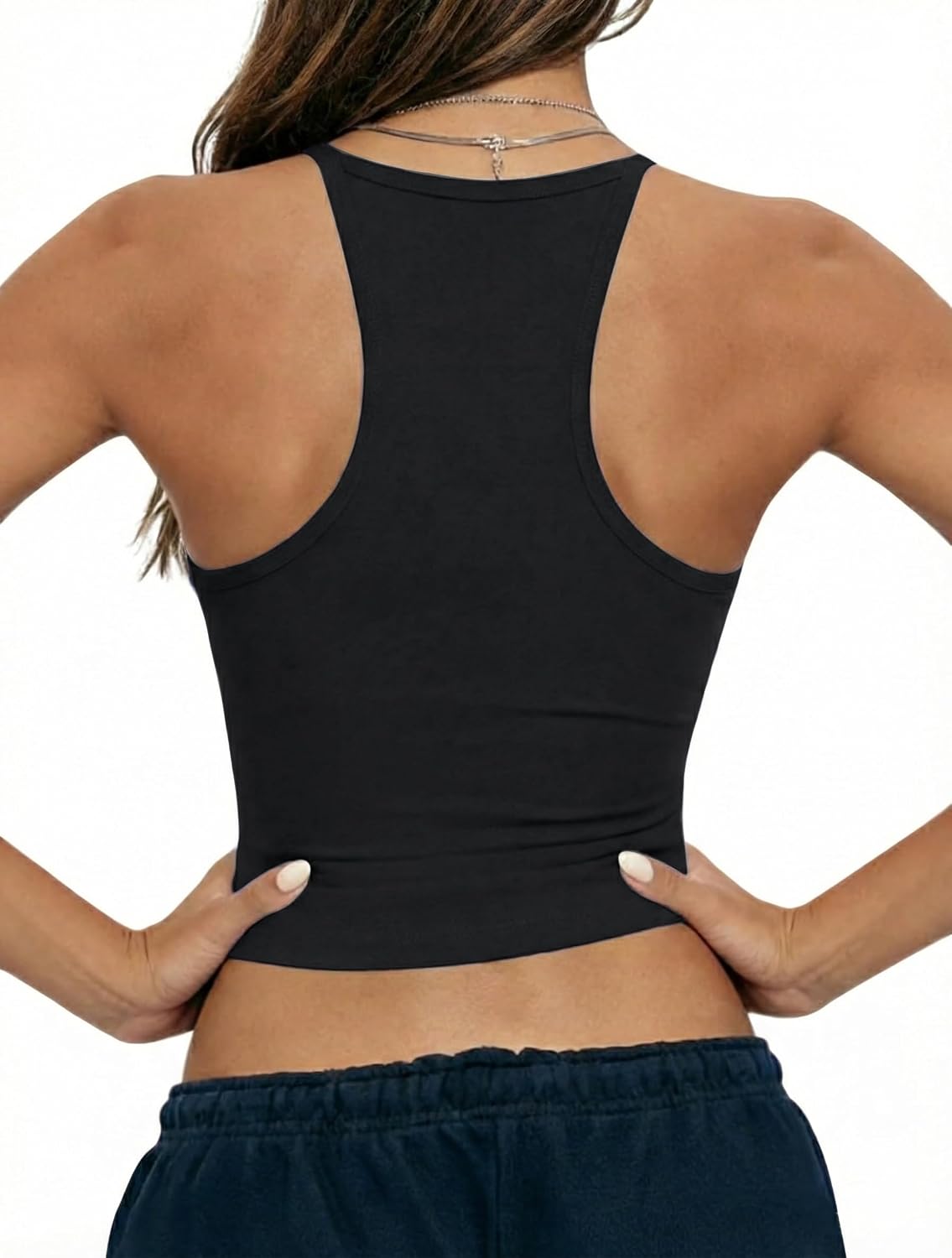 Danysu Padded Racerback Tank Top for Women — image 2
