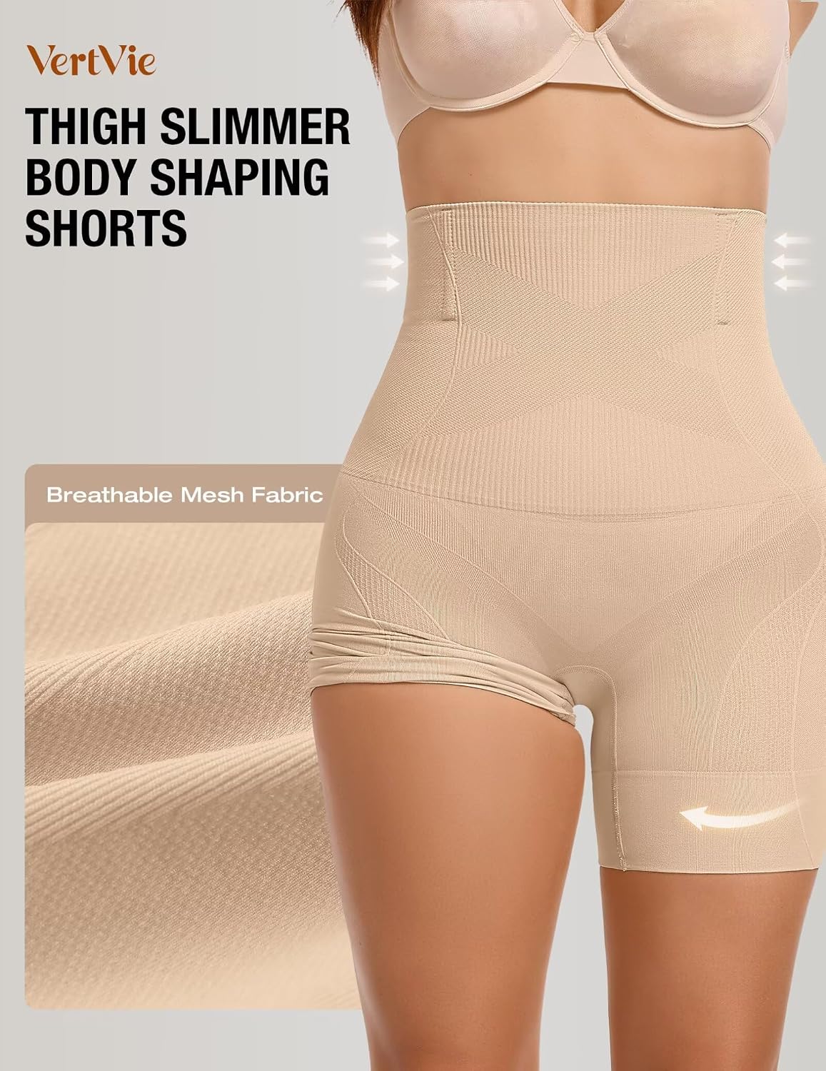 Vertvie Tummy Control Shapewear Shorts — image 4