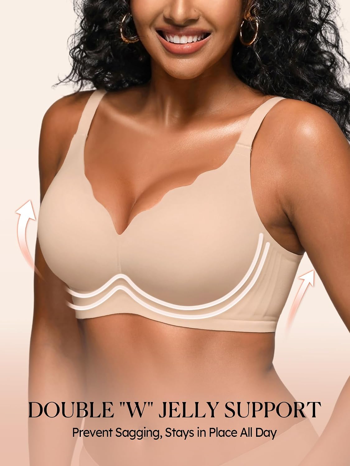 Cuteio Women's Wireless Seamless Jelly Bralette — image 2