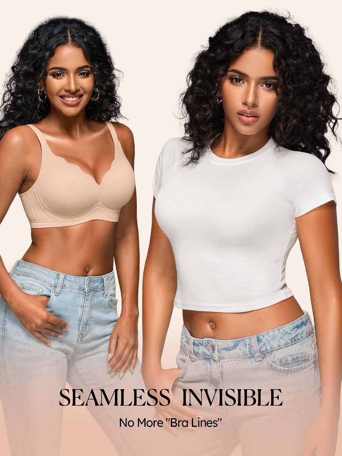 Cuteio Women's Wireless Seamless Jelly Bralette — image 5