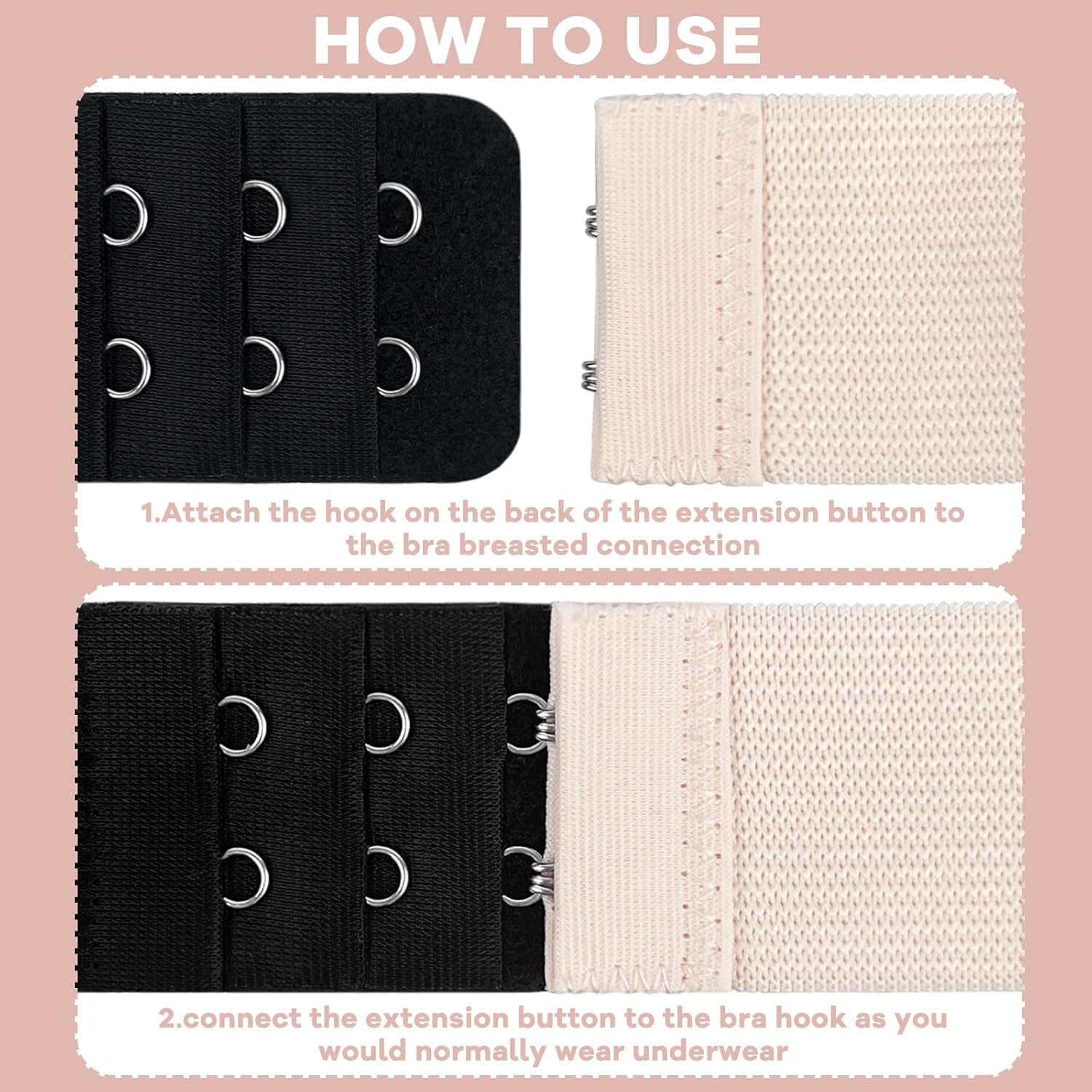 YOLCAR Bra Extender with 2 Hooks — image 4