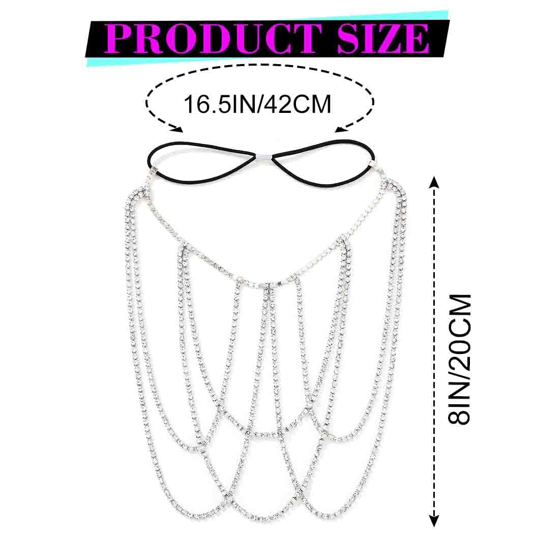 EVAZEN Rhinestone Thigh Garter Body Chain — image 4
