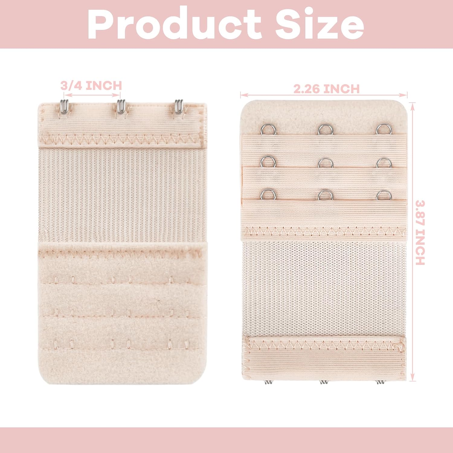 YOLCAR Bra Extenders with 3 Hooks — image 2
