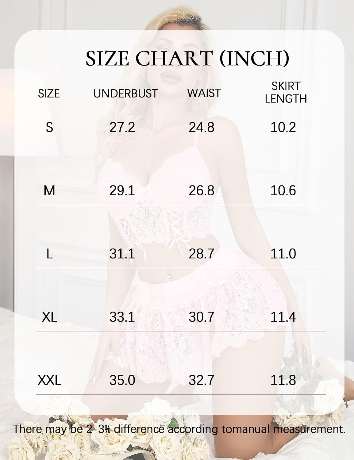 Mixxmix 3-Piece Lace Corset Mini Skirt Set — image 6