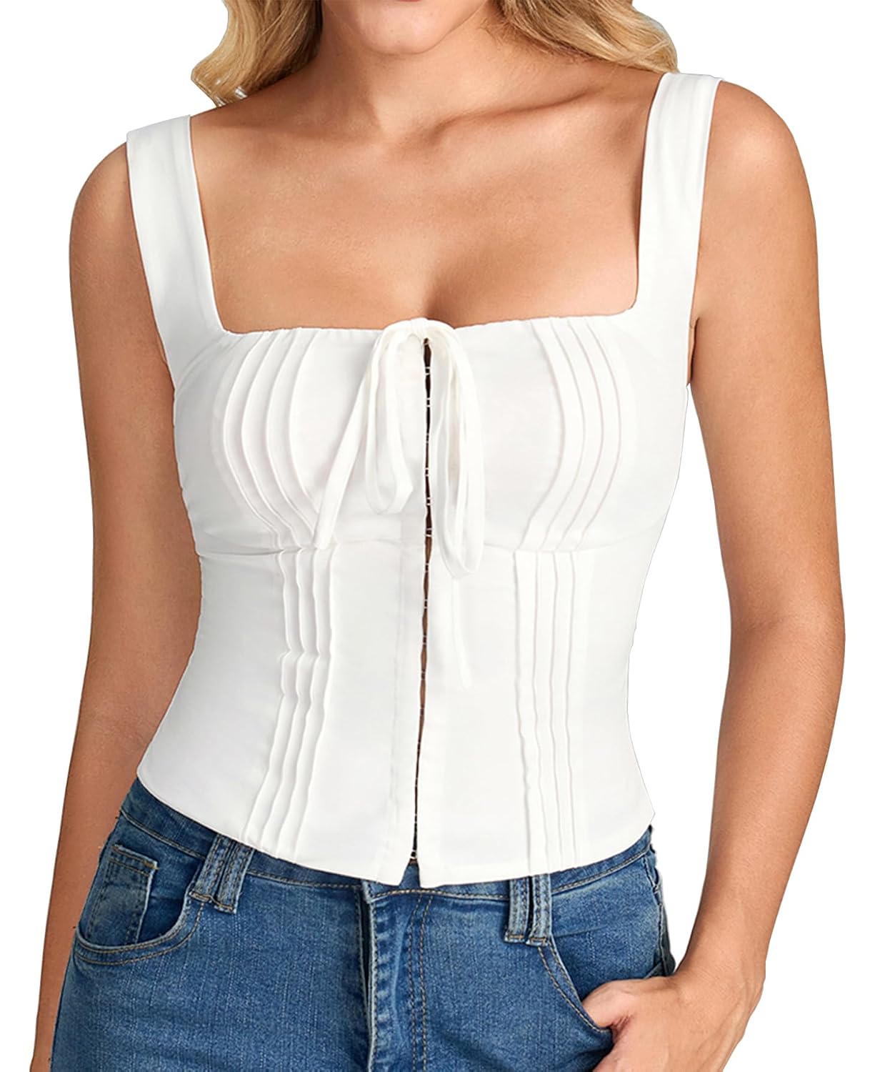KUTUMAI Floral Corset Crop Top