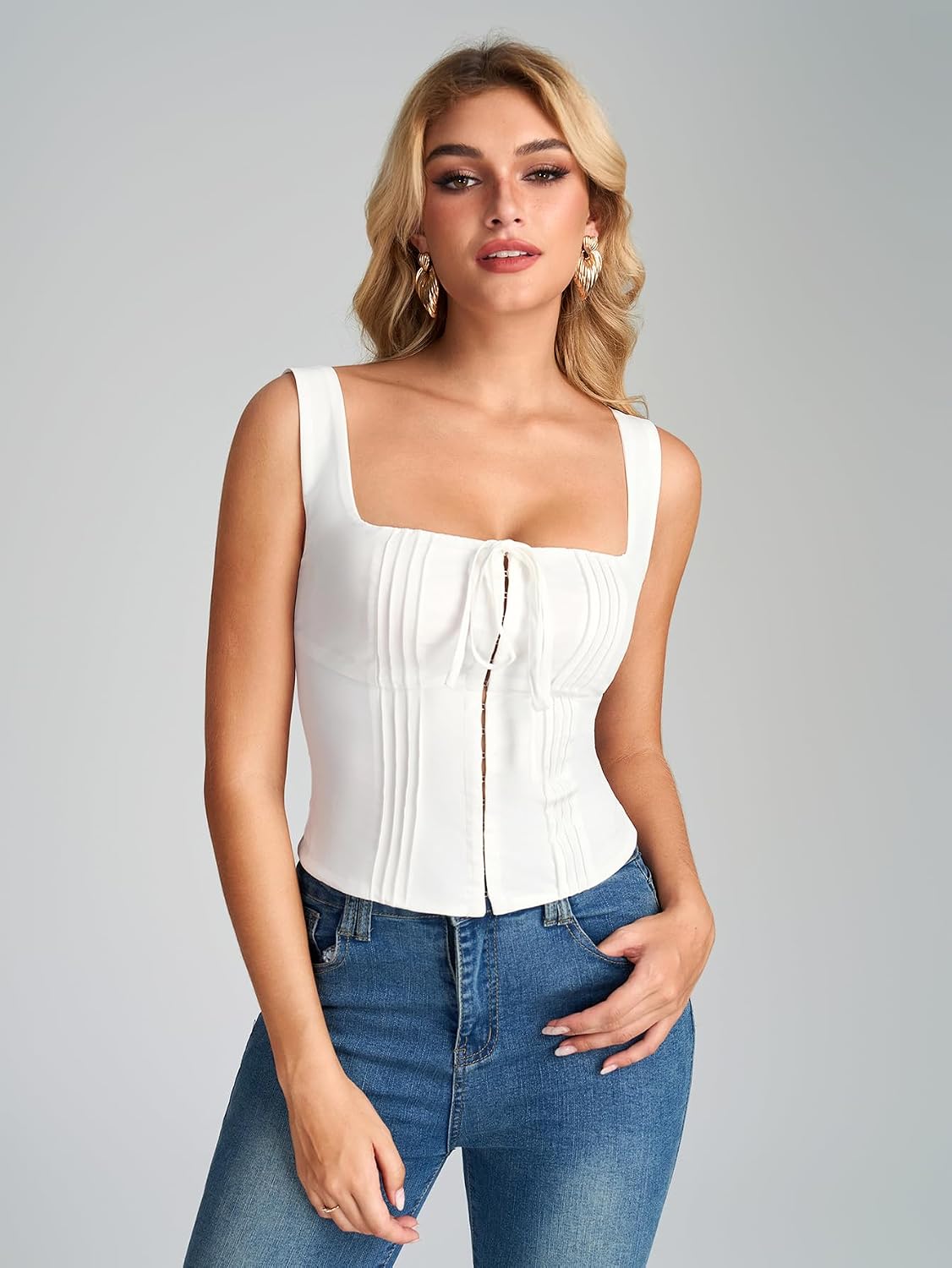 KUTUMAI Floral Corset Crop Top — image 2