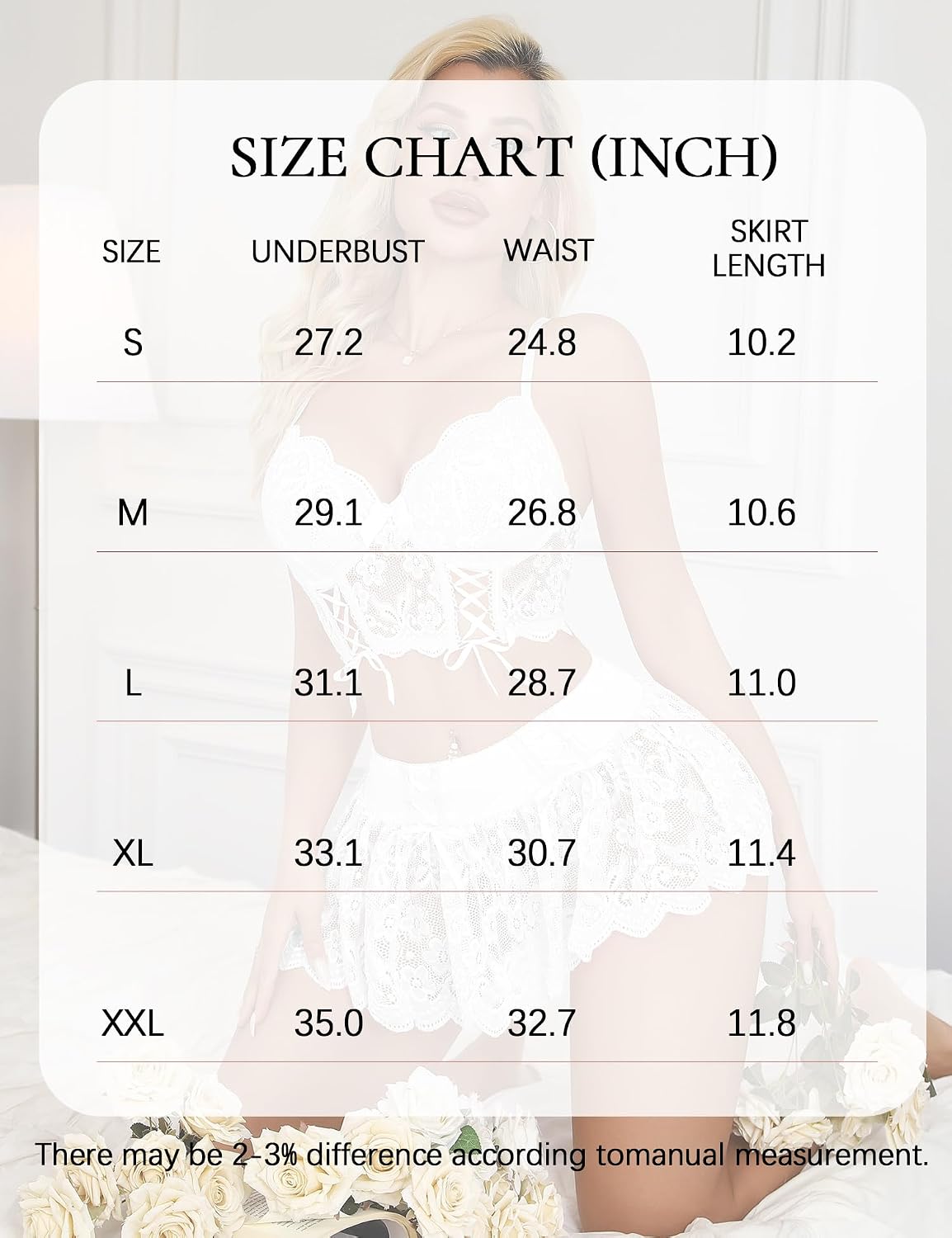 Mixxmix 3 Piece Lace Corset Mini Skirt Set — image 6