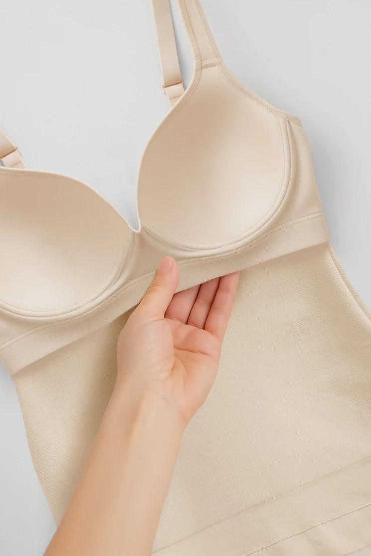 SHAPERMINT Sweetheart Shapewear Cami with Built-In Bra — image 7