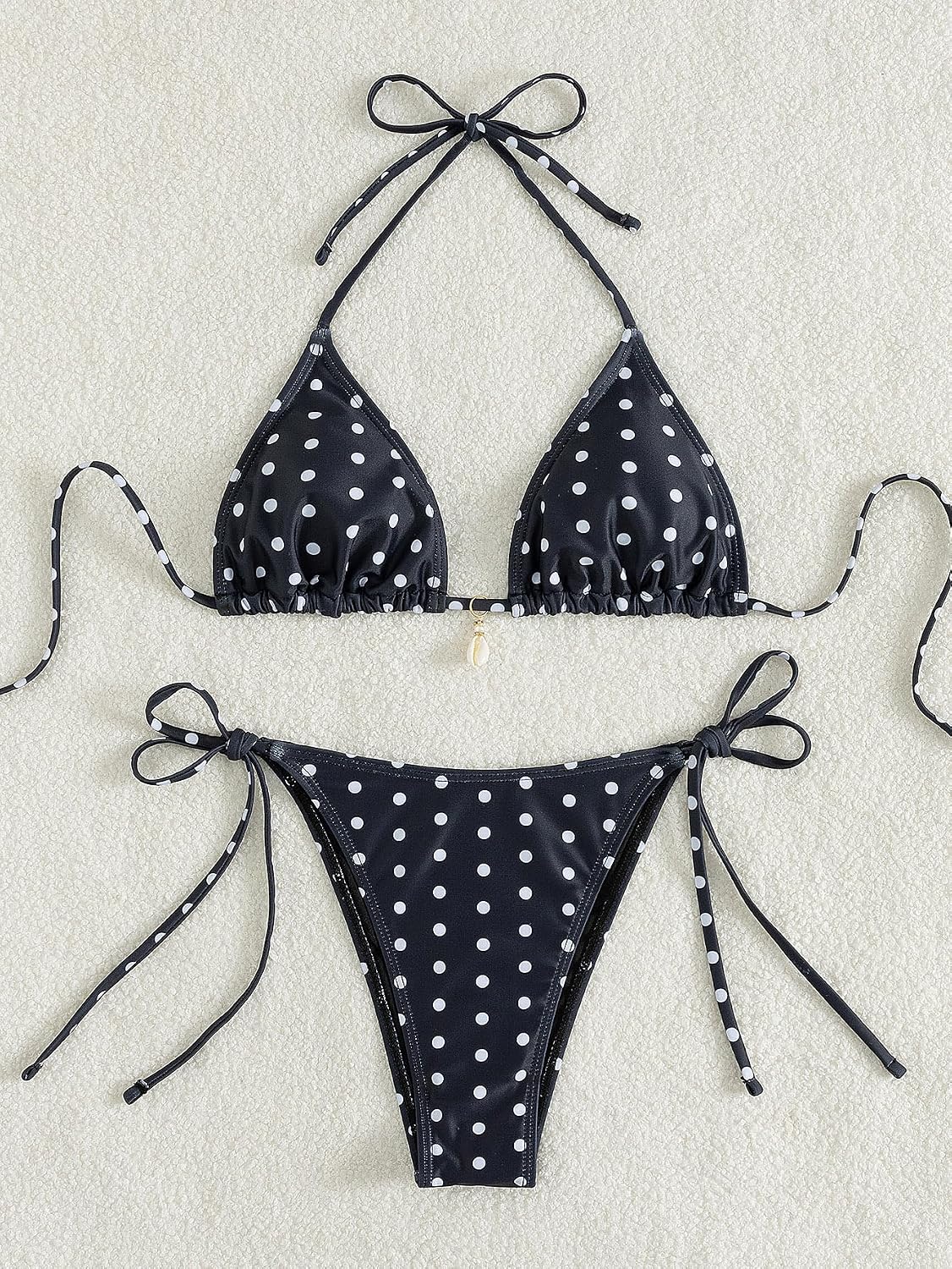 Tainehs Women's Halter Triangle Bikini Set — image 4