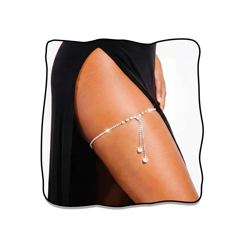 EVAZEN Crystal Rhinestone Garter for Women