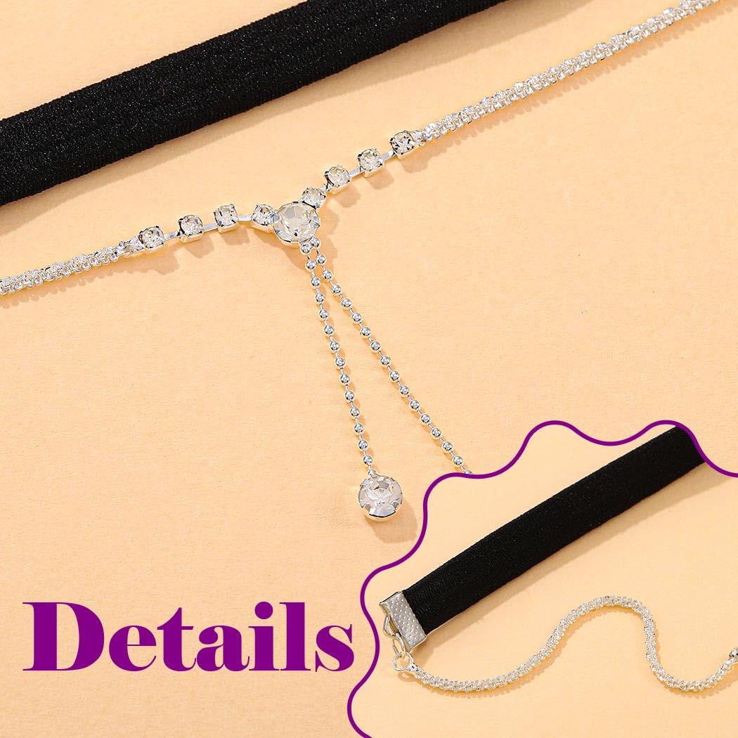 EVAZEN Crystal Rhinestone Garter for Women — image 6
