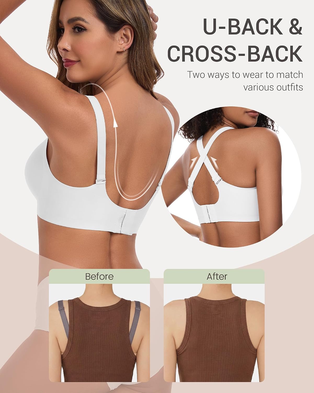 Vinfact Hands-Free Adjustable Pumping Bra — image 4