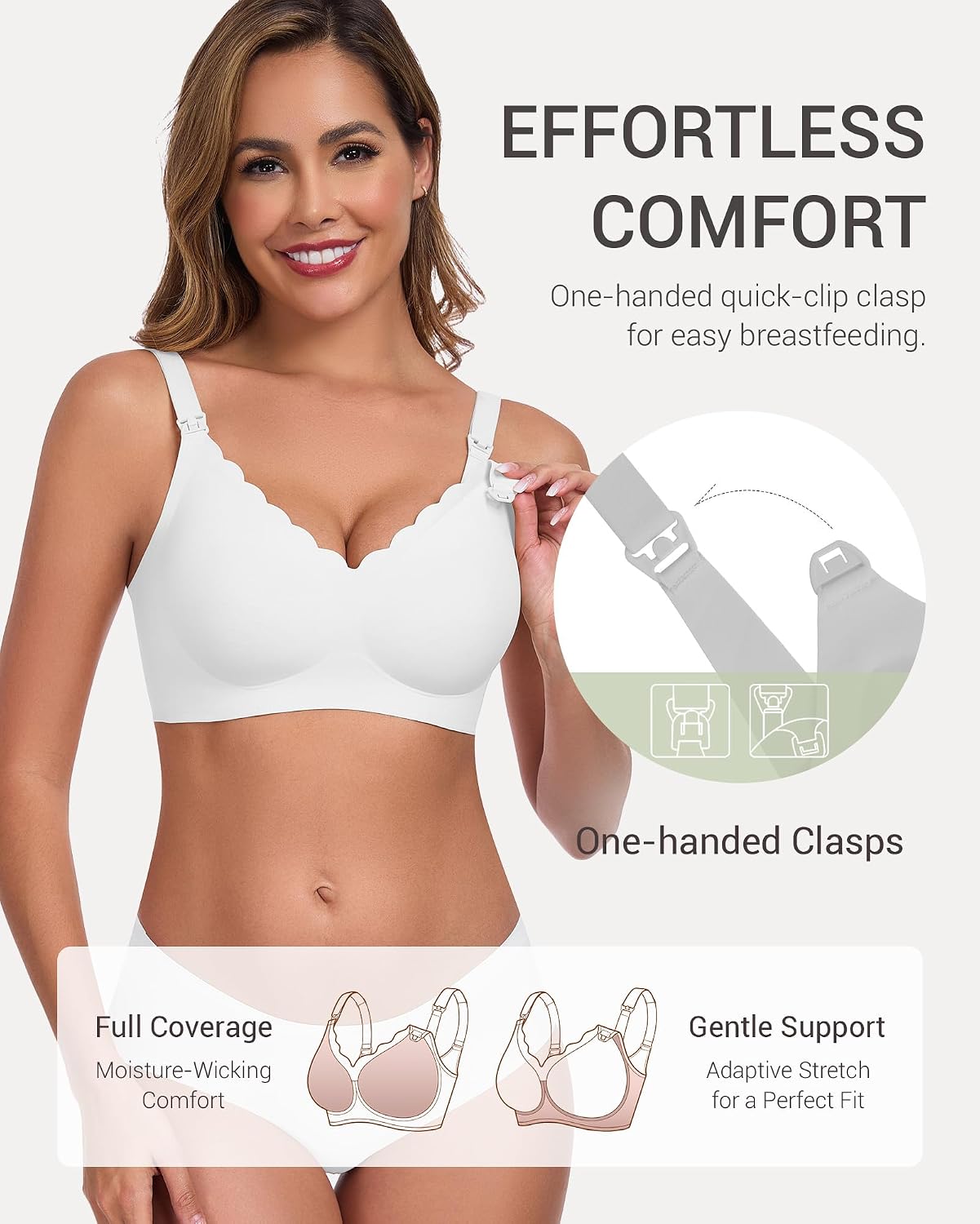 Vinfact Hands-Free Adjustable Pumping Bra — image 6