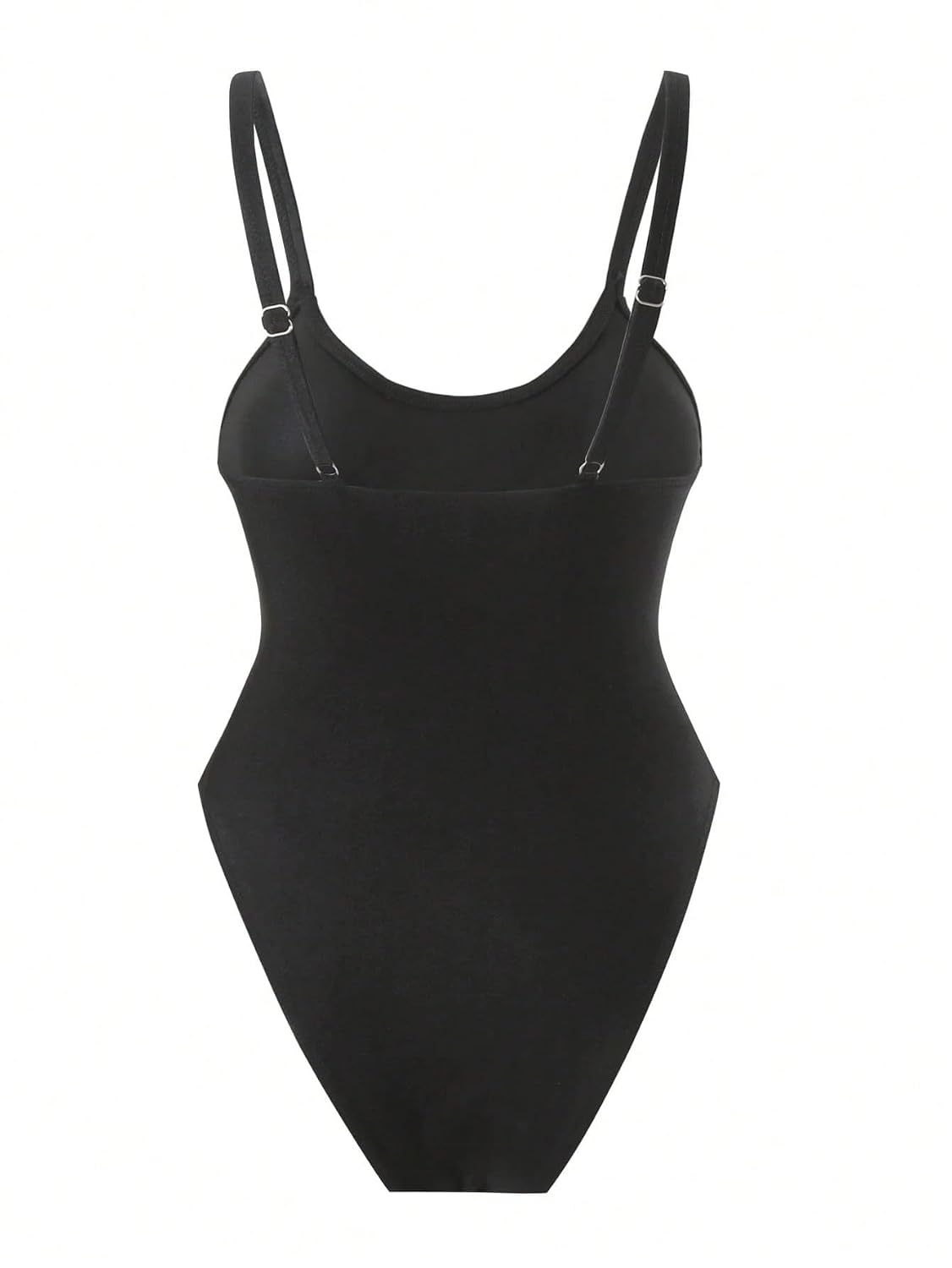 Backless Mesh Patchwork Monokini Swimsuit — image 6
