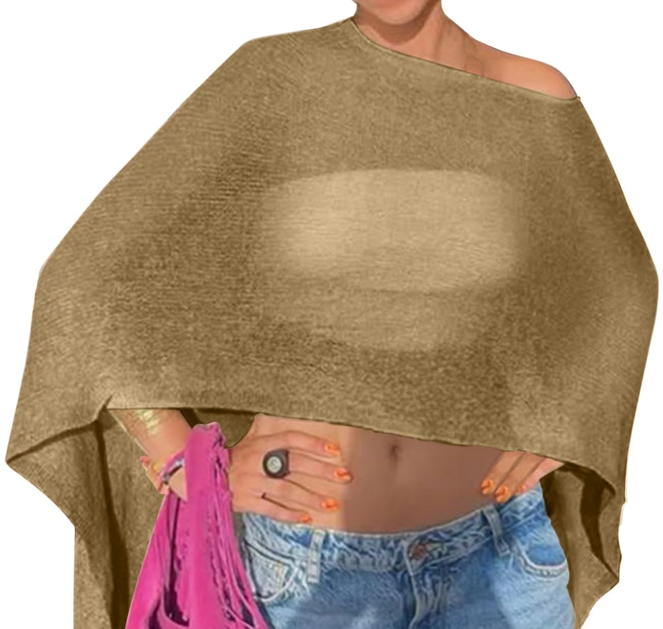 Vicarly Women's Poncho Shawl Beach Cover Up — image 6