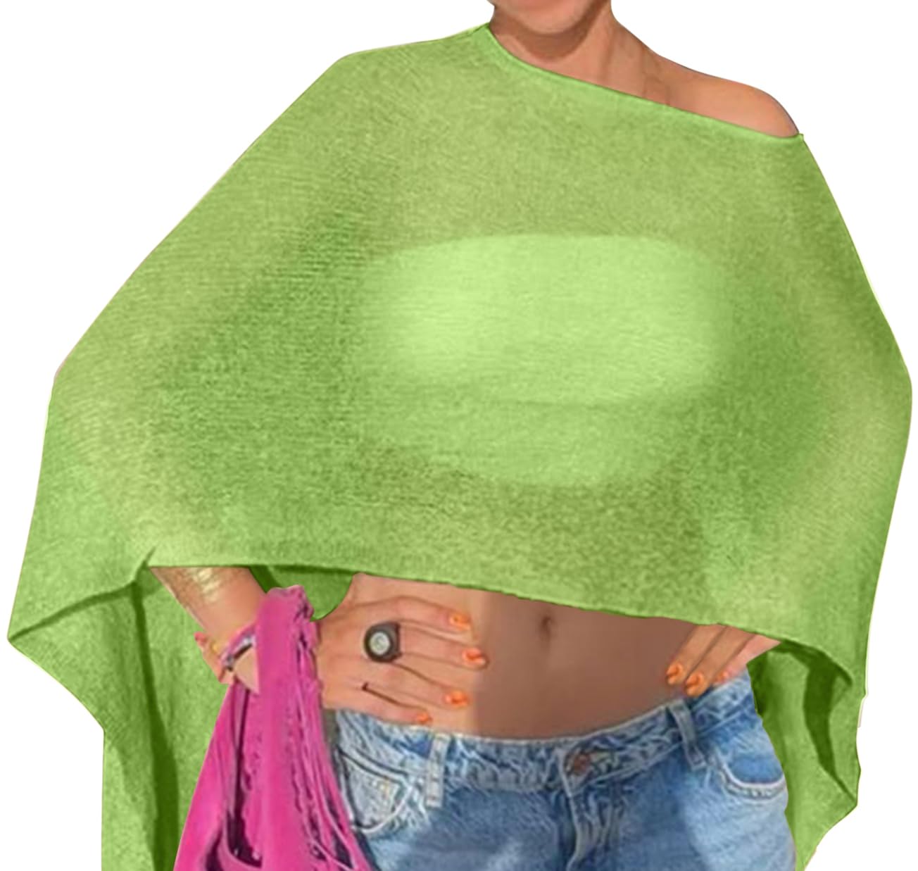 Vicarly Women's Poncho Shawl Beach Cover Up — image 7