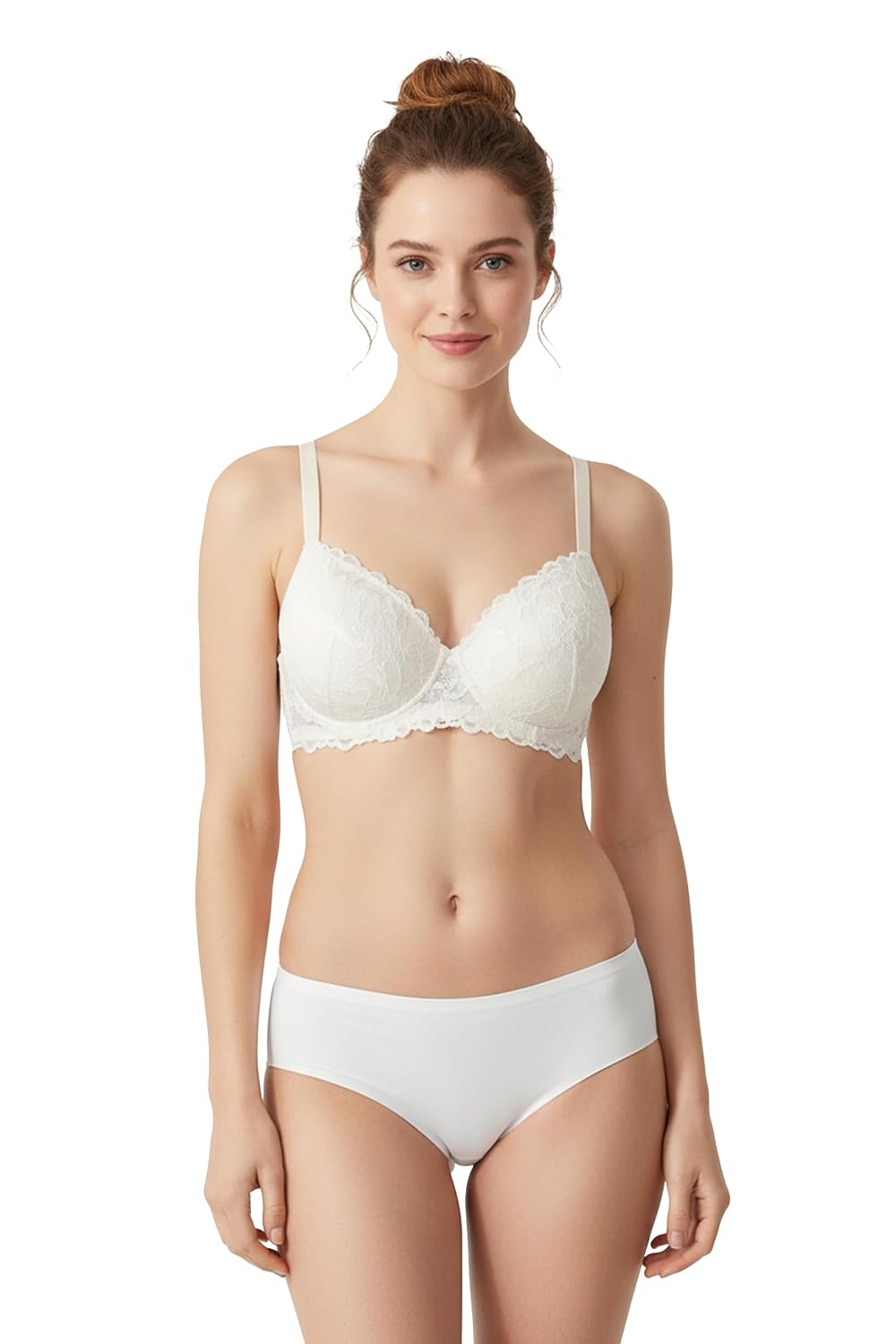Dpizgic Women's 3-Pack Lace Padded Push-Up Bra — image 5