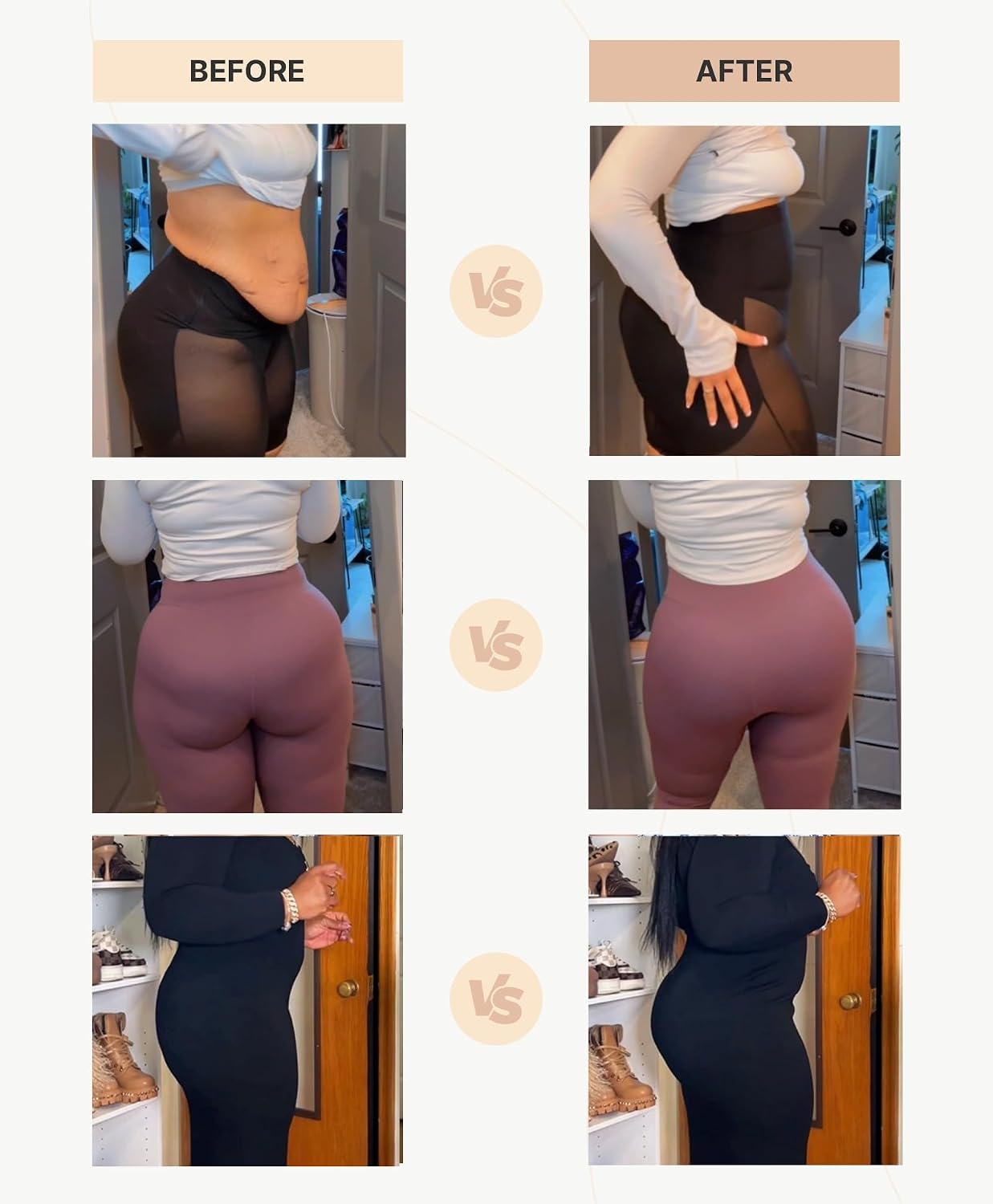 SHAPELLX High Waisted Butt Lifting Shorts — image 4