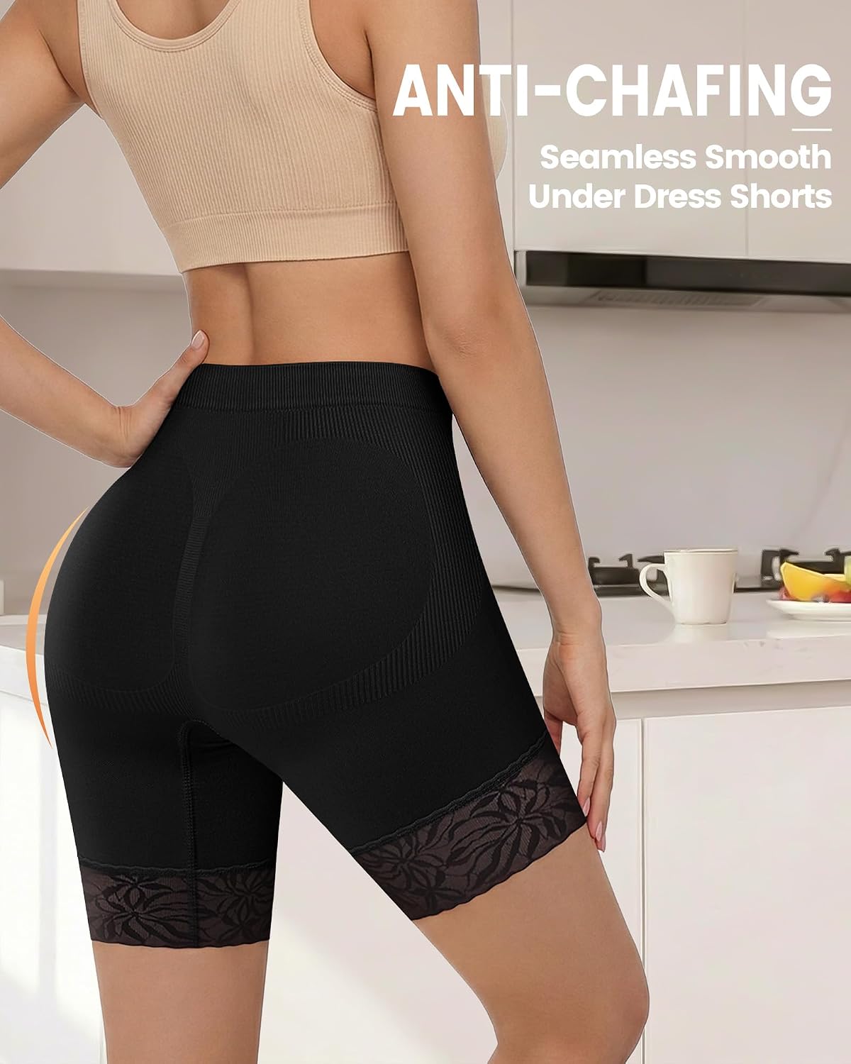 MIOTAN Women's Anti-Chafing Slip Shorts 4-Pack — image 2