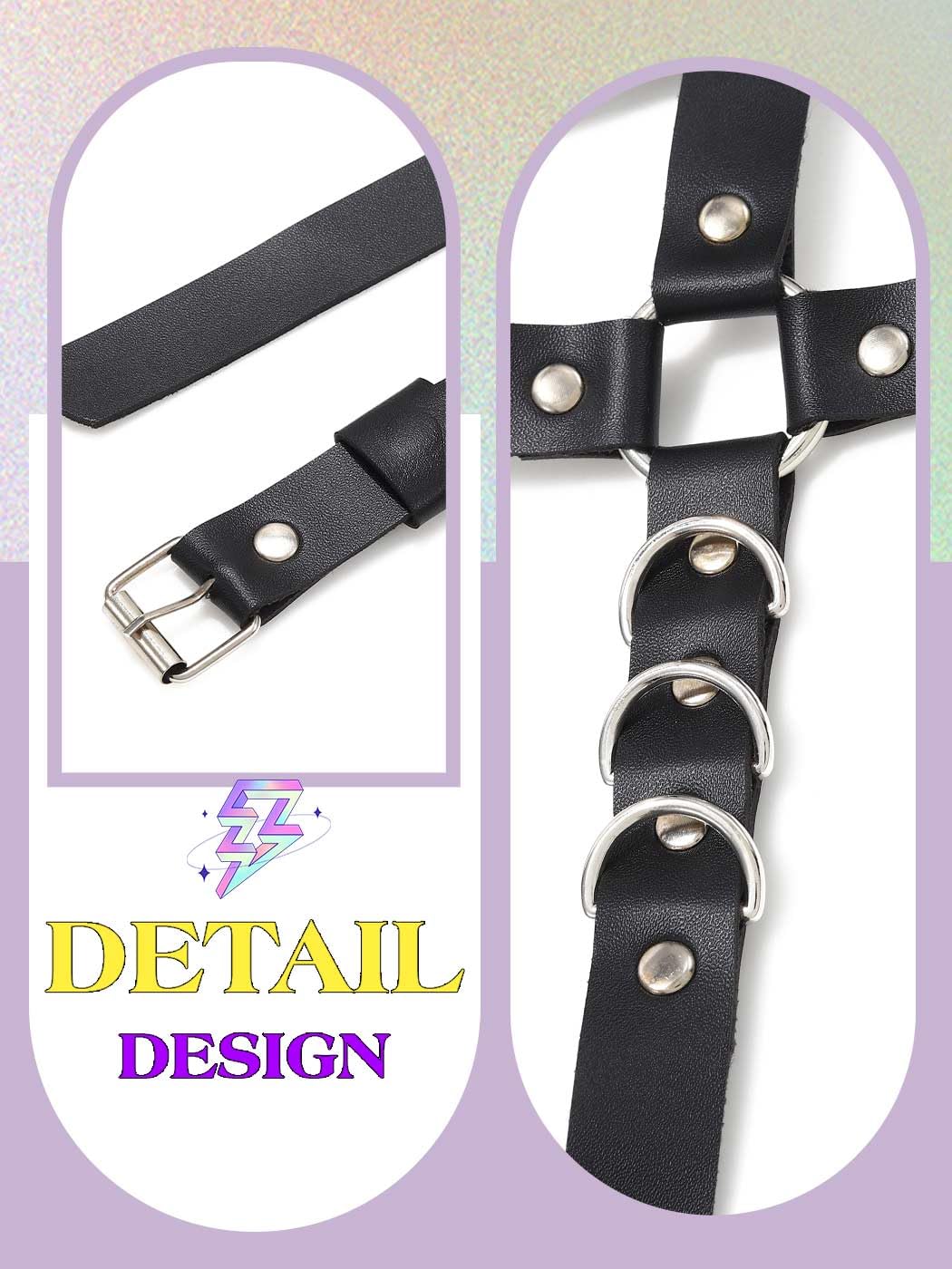 Yonamix Adjustable Leather Thigh Harness — image 6