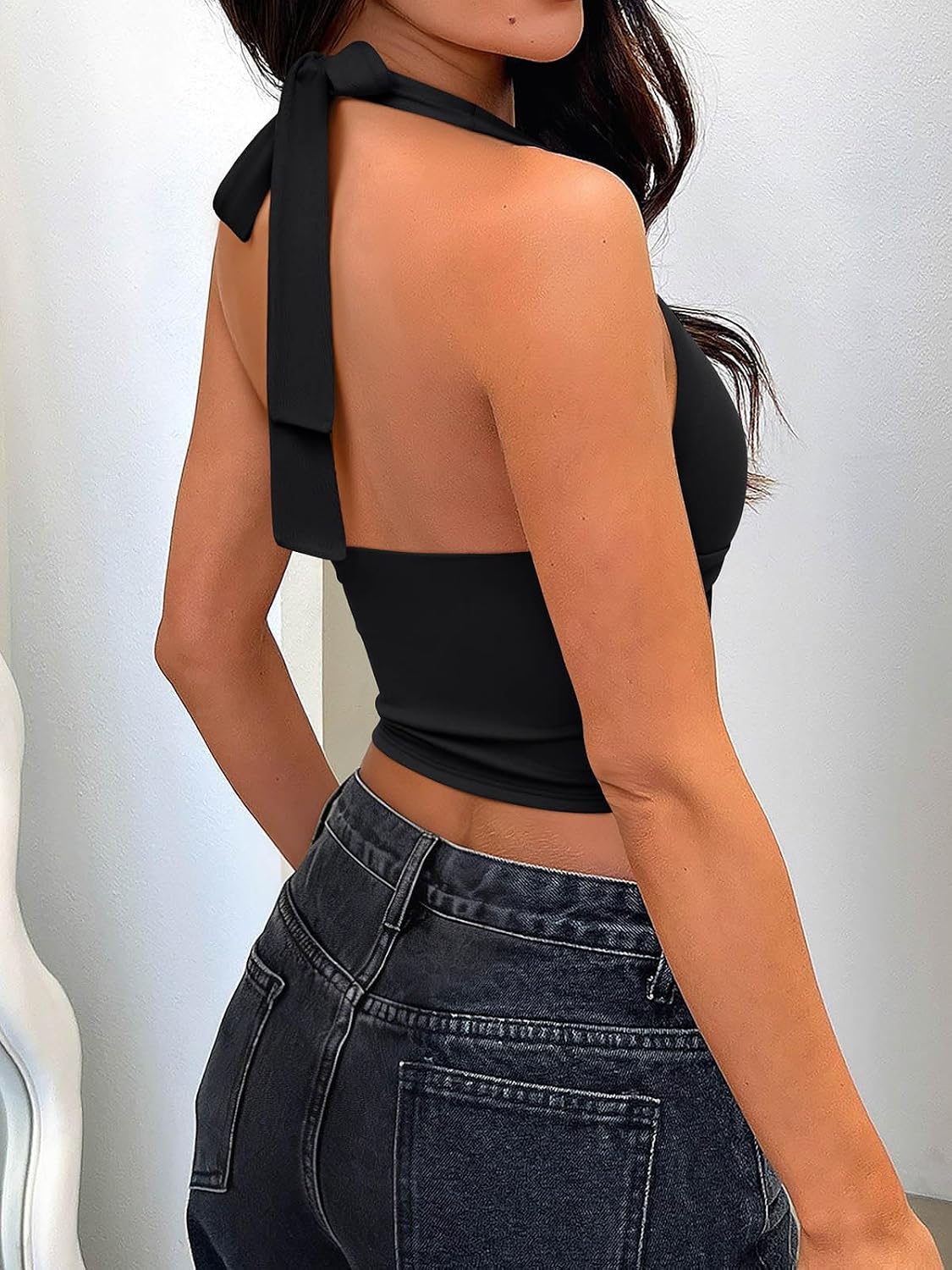 PINKMSTYLE Halter Corset Crop Top — image 5