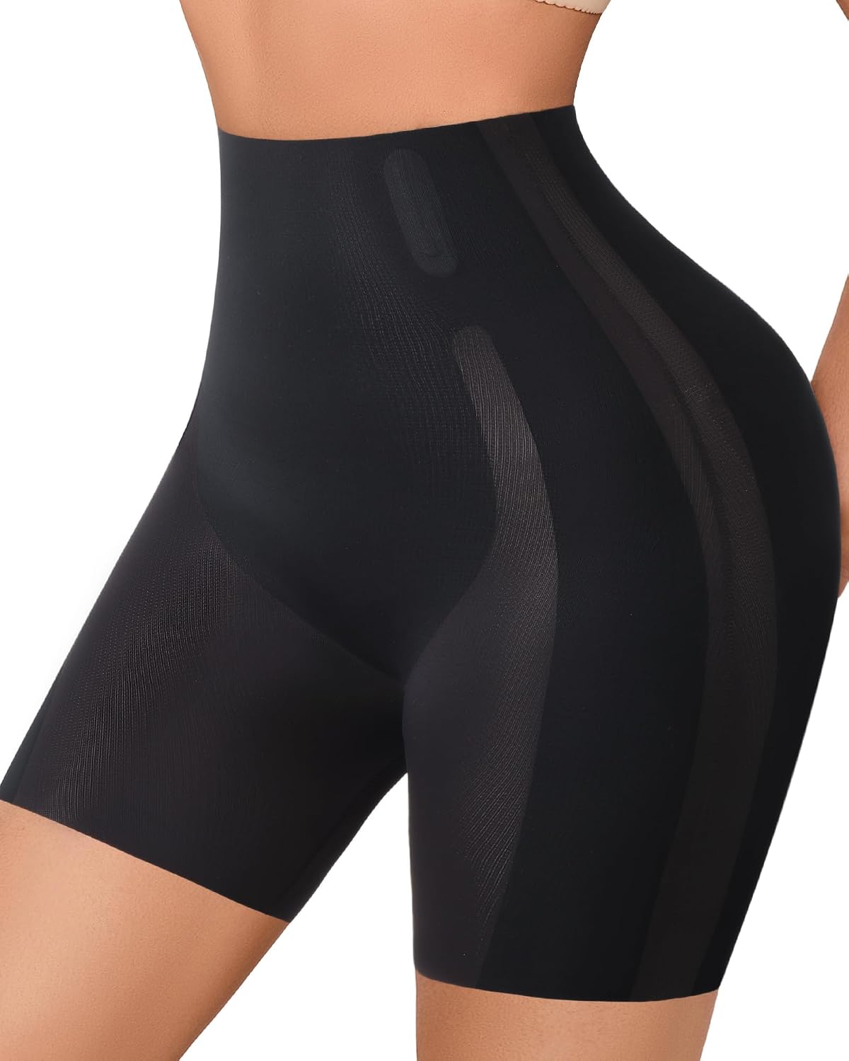 IROCUE High Waisted Tummy Control Shapewear Shorts