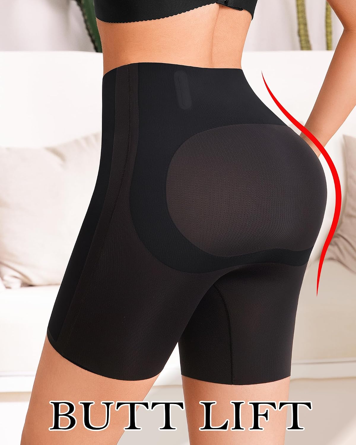 IROCUE High Waisted Tummy Control Shapewear Shorts — image 4