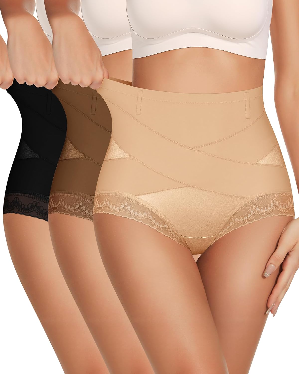 MEIYATING High Waisted Tummy Control Panties