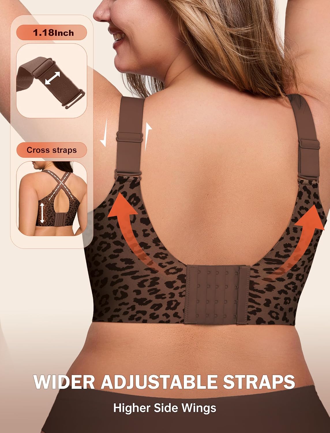 LetsJoli Plus Size Wirefree Push-Up Bra — image 4